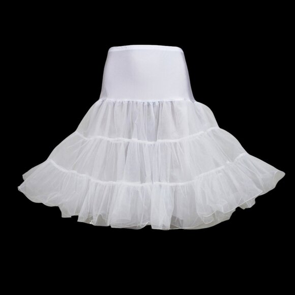 Grace Karin 50’s Inspired White Petticoat - Picture 1 of 15